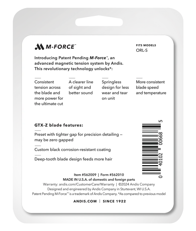 Andis GTX-Z M-Force Trimmer Blade #562009