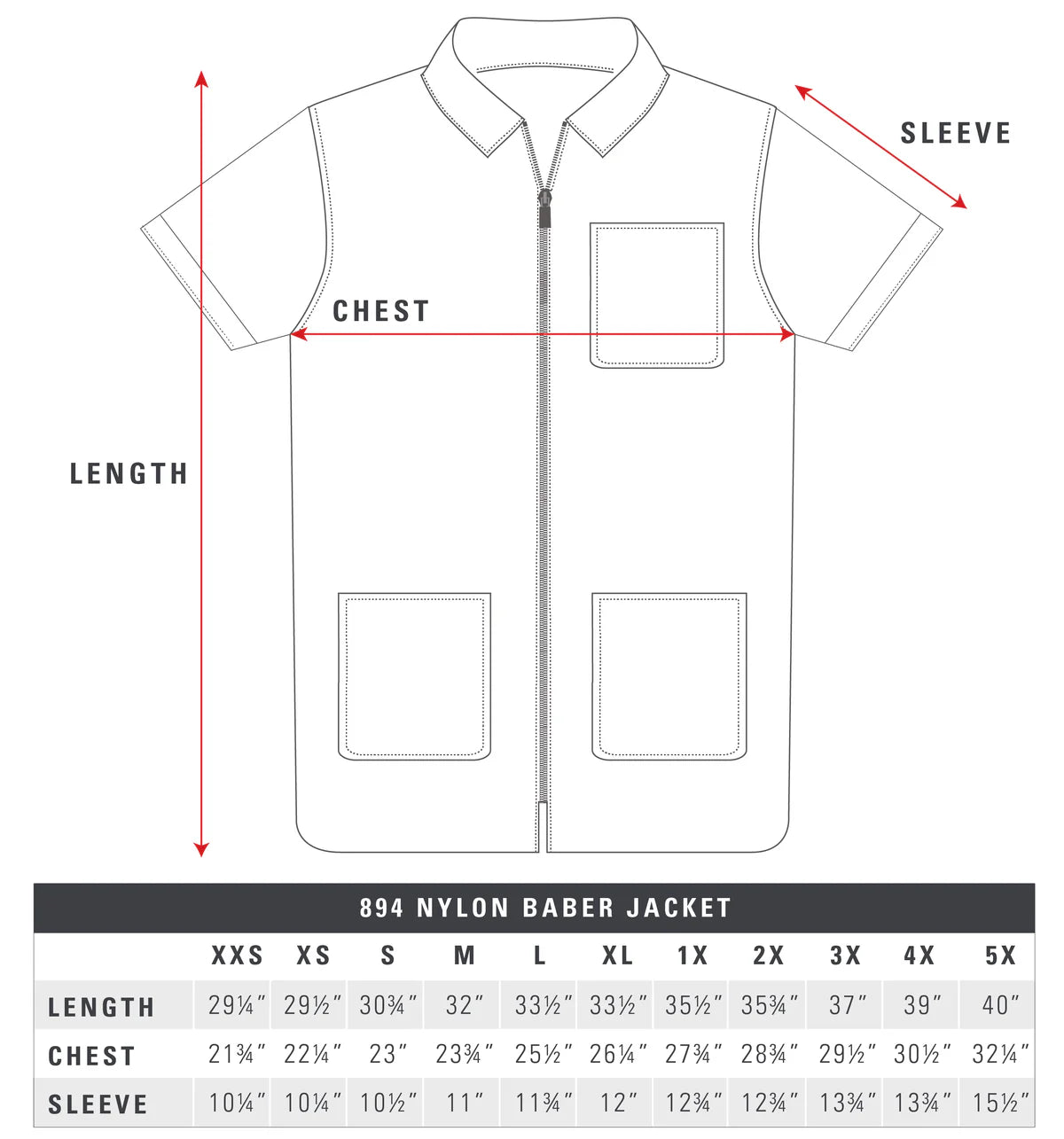 BD Black Nylon Barber Jackets