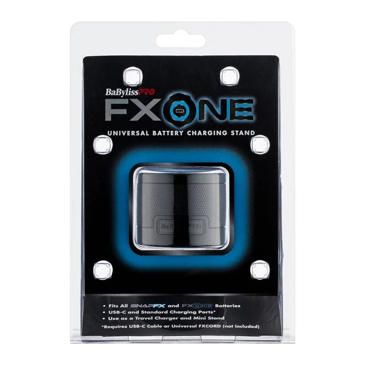 BaBylissPro Black FXONE Battery Charging Stand FXTRAVB