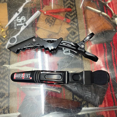 BarberGeeks Alligator-Style Hair Clips - 6 Count