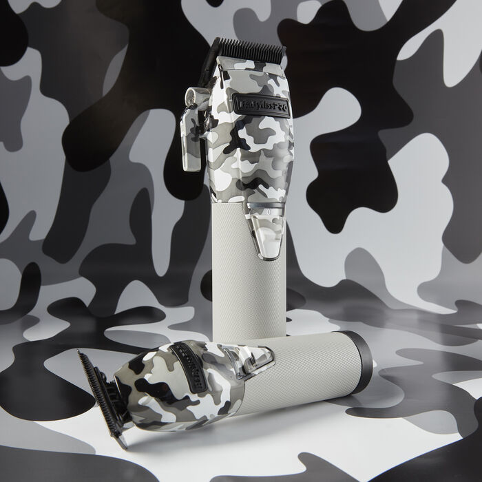 BaBylissPro® LimitedFX Collection Limited Edition Camo Metal Lithium Clipper & Trimmer #FXHOLPK2CAM