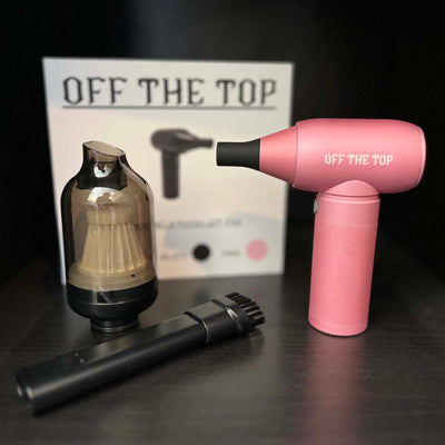 Pink OFF THE TOP Mini Handheld Turbo Jet Fan