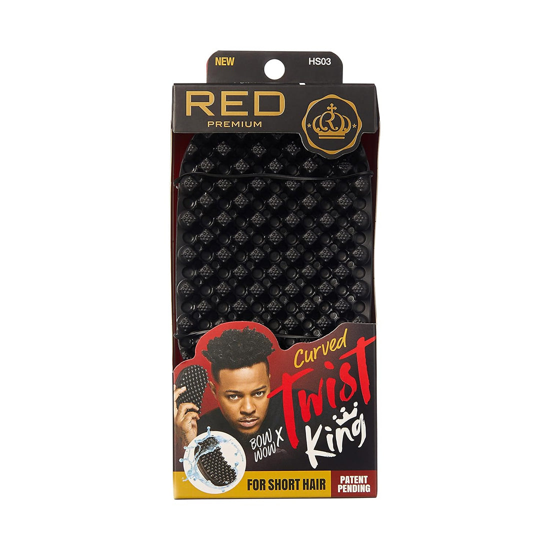 Red Premium Twist King - Curved King Luxury Twist Styler