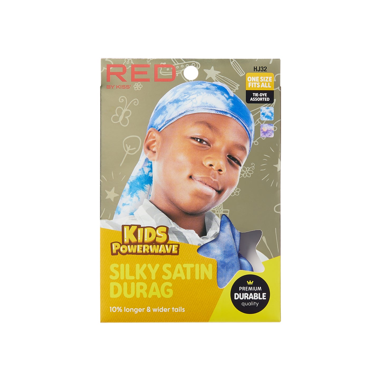 Red Pro Kiss Kids Durags