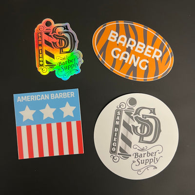 San Diego Barber Stickers