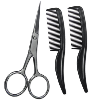 Scalpmaster Men's 3 Piece Facial Grooming Kit