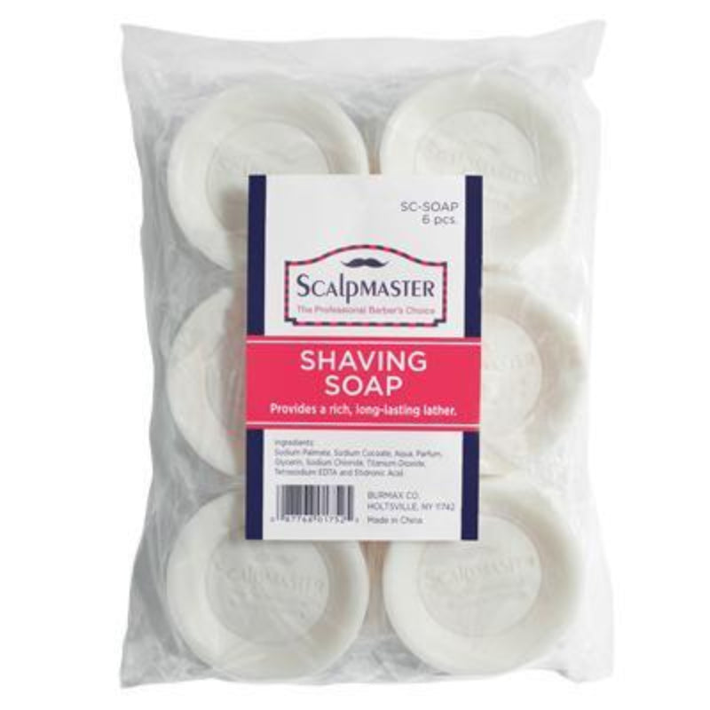 Scalpmaster Shaving Soap Pack of 6