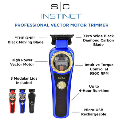 StyleCraft Instinct Professional Cordless Hair Trimmer Information