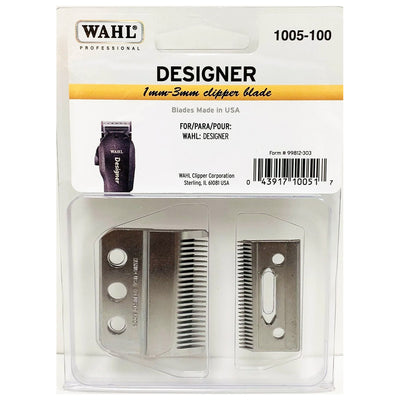 Wahl 1005-100 Designer 3-Hole Clipper Blade For Designer, Senior, & Pilot