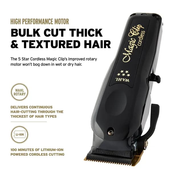 Wahl 5 Star Cordless Barber Combo – Magic Clip & Detailer