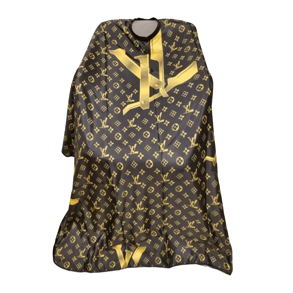 Black and Gold Designer Style Barber Capes
