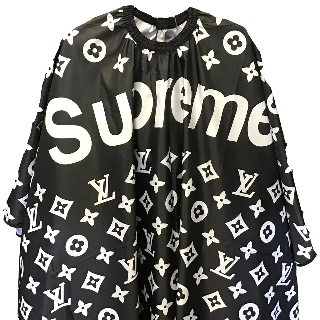 Black Supreme Designer Style Barber Cape
