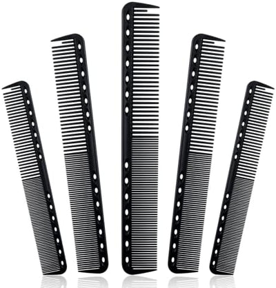 Leinuosen 12 Pcs Carbon Fine Cutting Comb