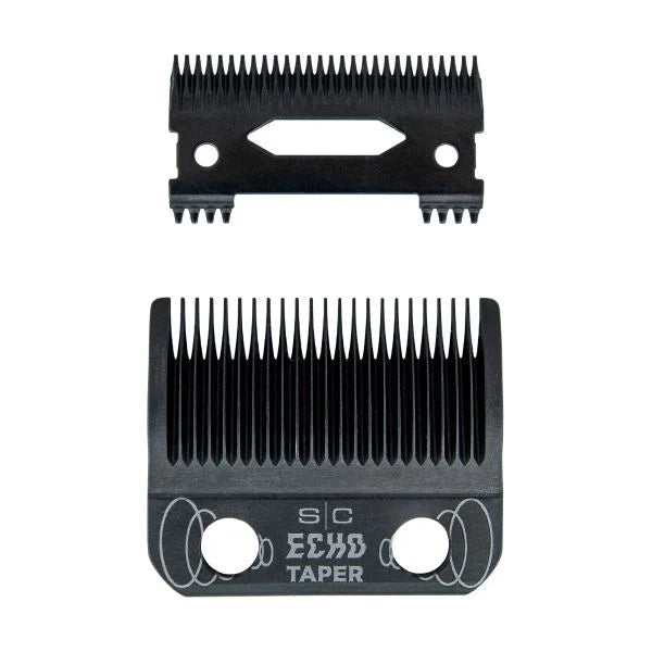 Echo Taper Black DLC Clipper Blade and Deep Tooth Cutter