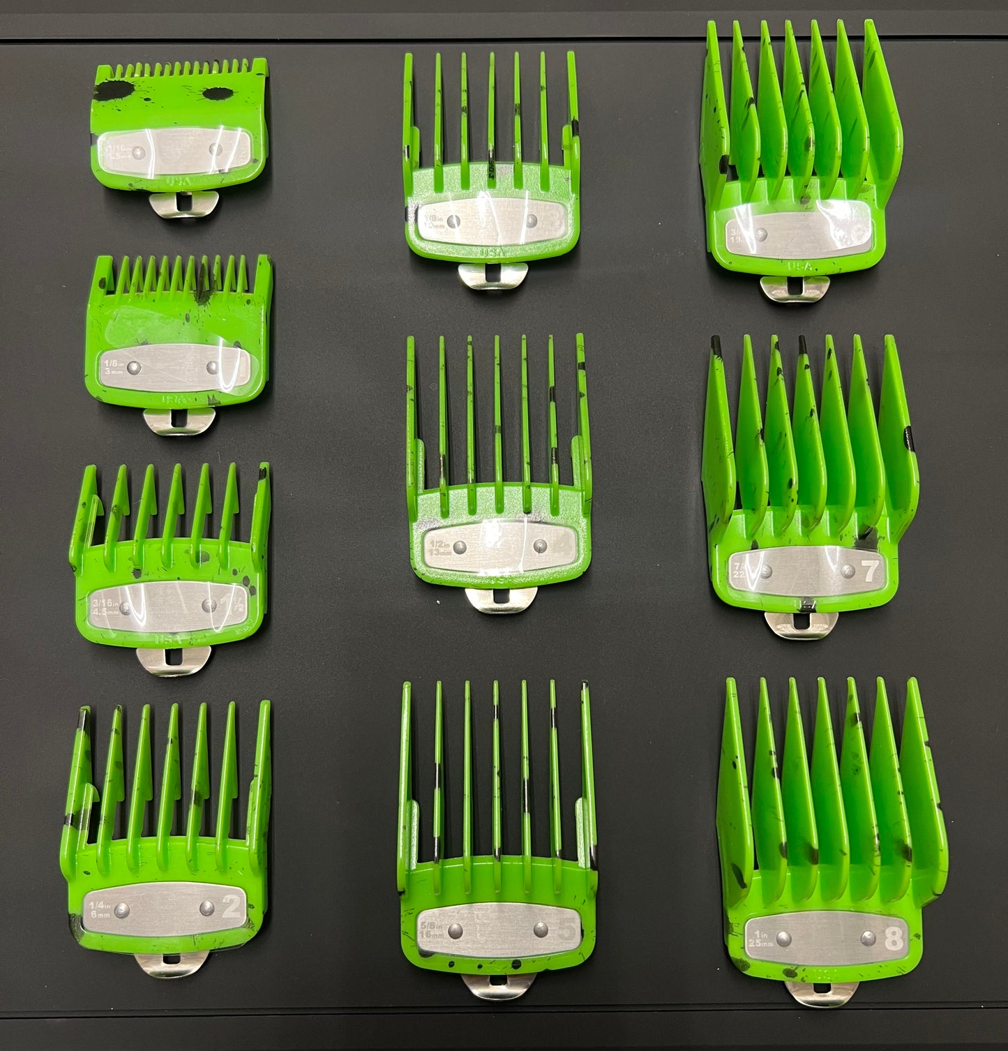 Universal Metal Clip Guards - Colored For Wahl, Babyliss & Stylecraft/Gamma