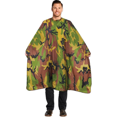 Scalpmaster Camouflage Nylon Barber Cape