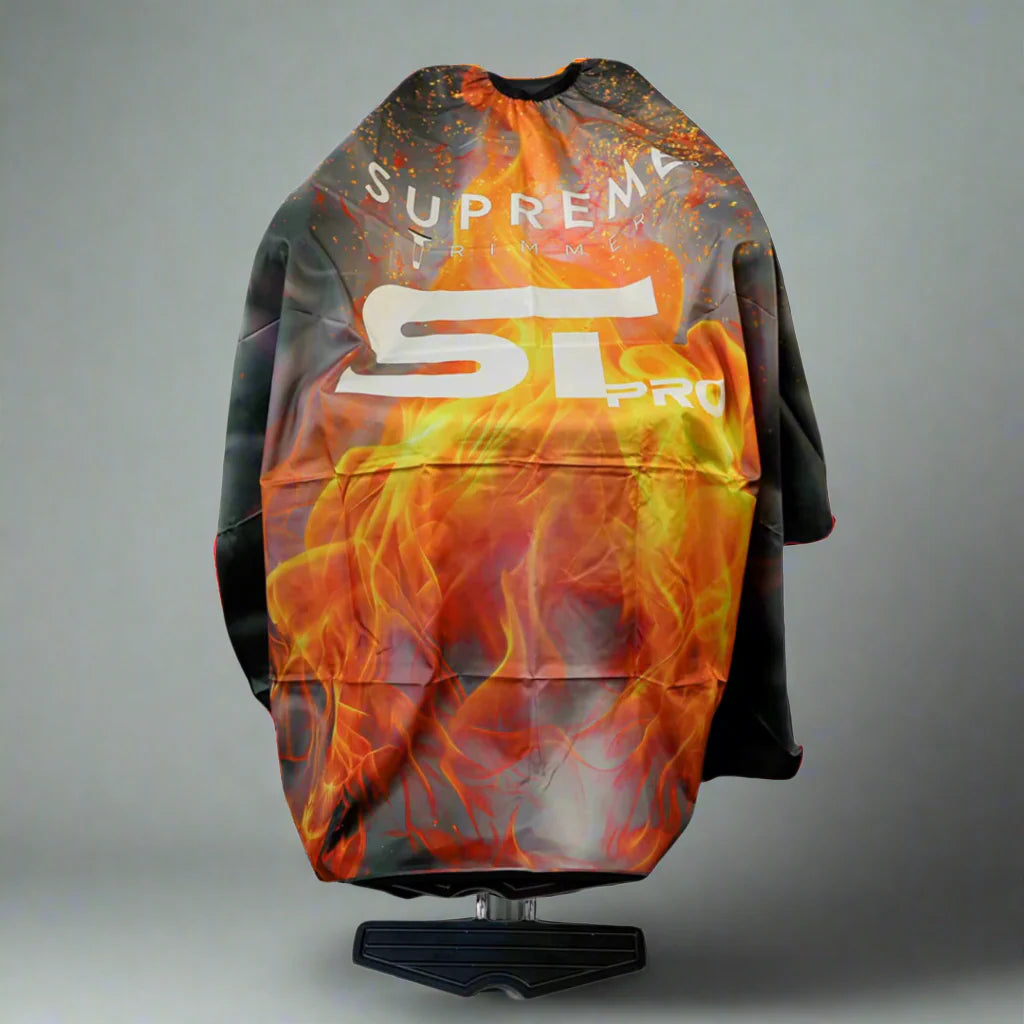 Supreme Trimmer Premium Barber Cape - Scarlet Ash