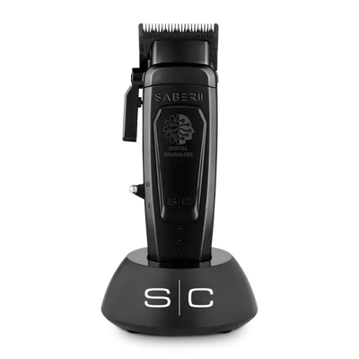 Stylecraft Saber 2 Hair Clipper – Black | Professional Cordless Clipper for Barbers