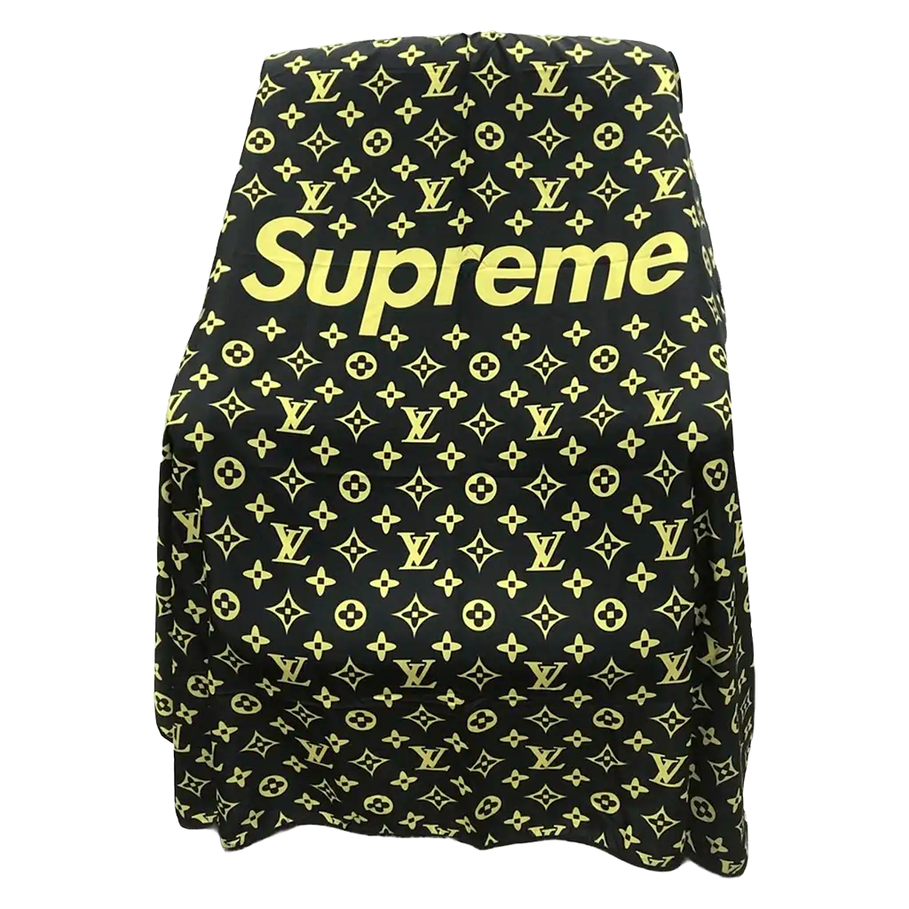 Supreme Black and Gold Designer Style Barber Capes