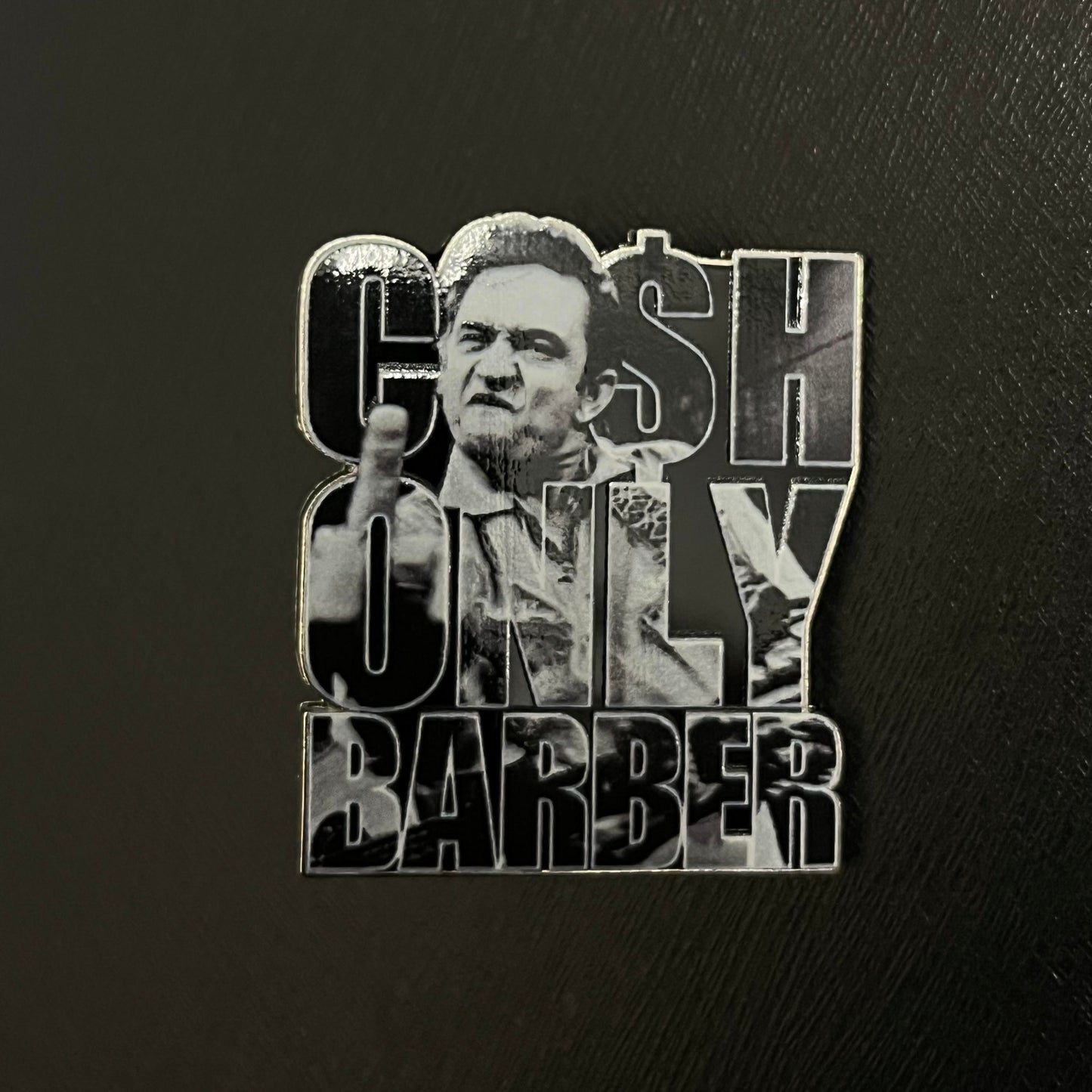 Cali Barber "Cash Only Barber" Pin
