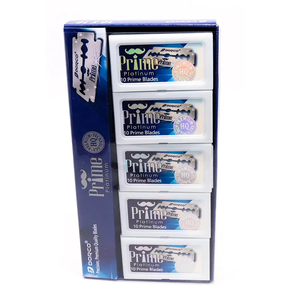 Dorco 100 Piece Prime Double Edge Razor Blades