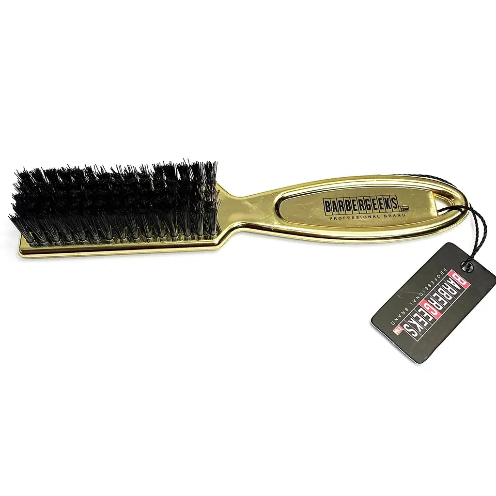 Gold Barber Geeks Clipper Brush