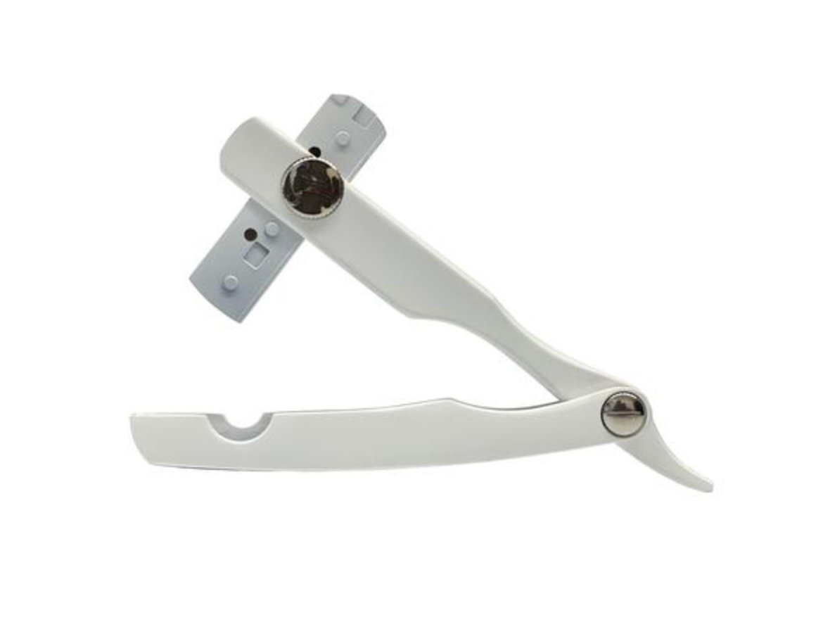 Green Irving Barber Company Cerakoted Razor Series White