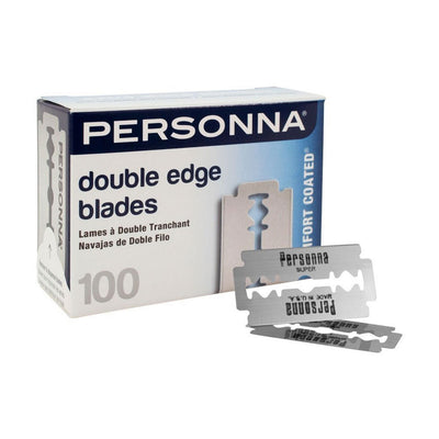 Personna Double Edge Stainless Steel Blades – 100 Blades