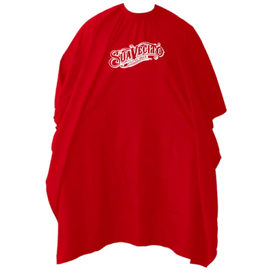 Red Suavecito Barber Cape