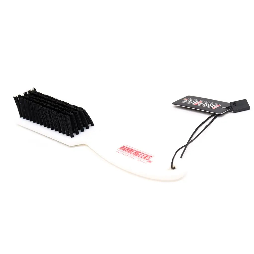 White Barber Geeks Clipper Brush