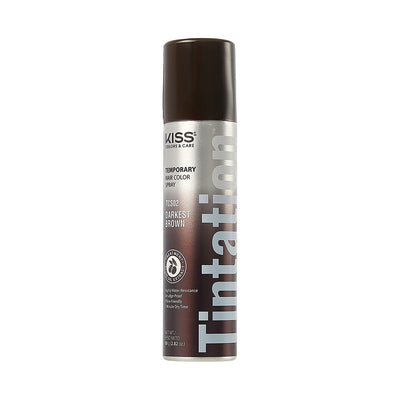 Kiss Spray Tintation Temporary Hair Color Spray Brown