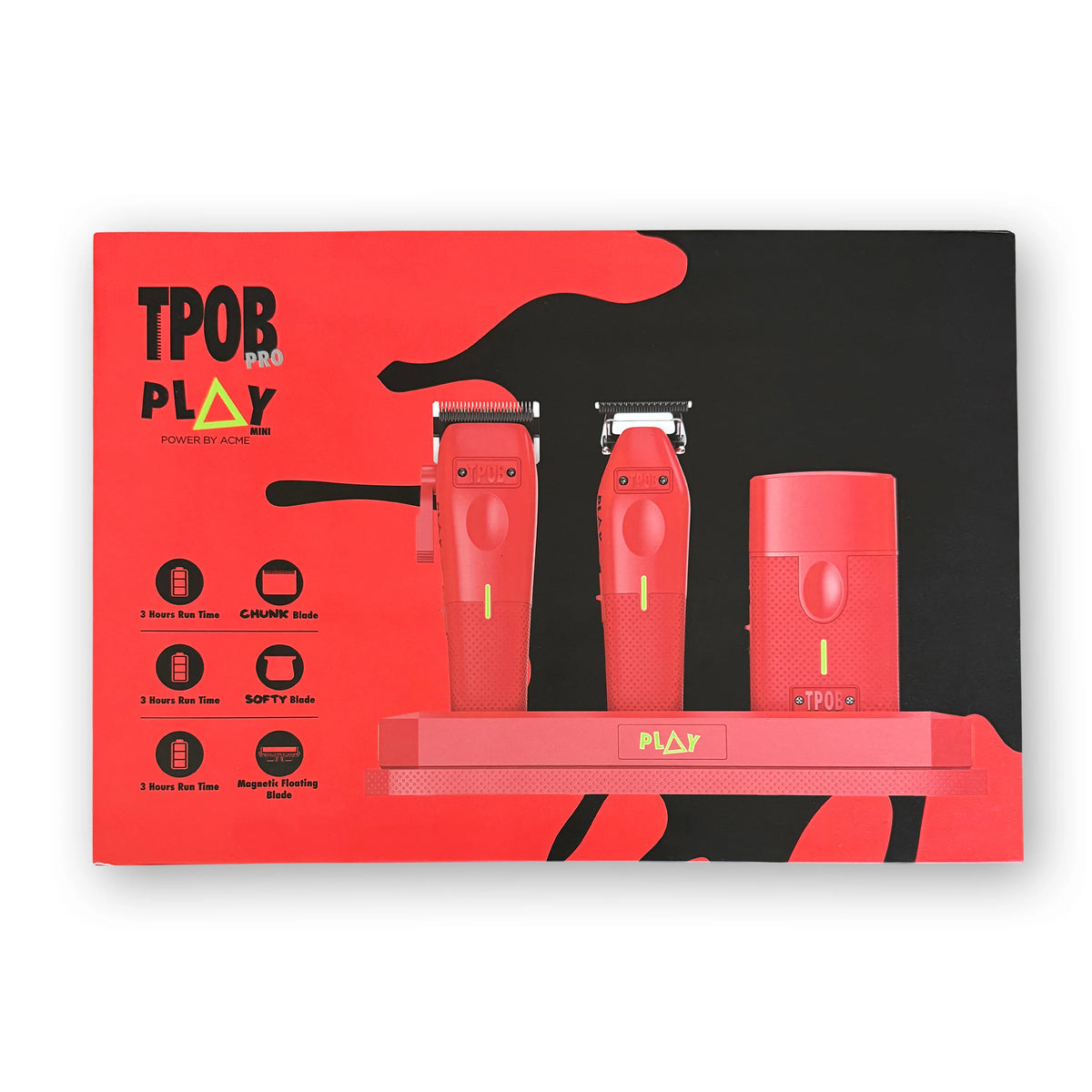 PLAY MINI RED 3 BUNDLE with stand