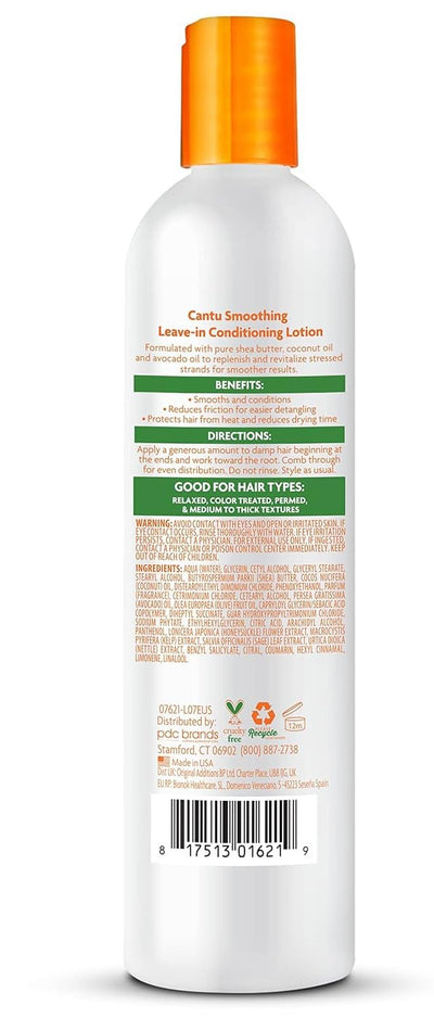 Cantu Shea Butter Leave-in Conditioning Lotion with Coconut Oil & Avocado Oil, 10 oz