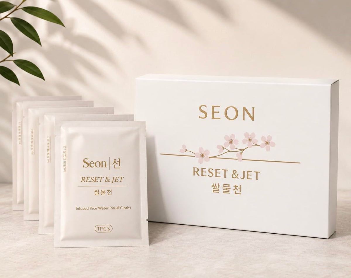 SEON Reset & Jet Korean Skincare Facial Wipes