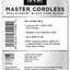 Andis Master Cordless Fade Blade BLACK #74405