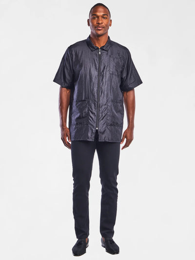 BD Black Nylon Barber Jackets