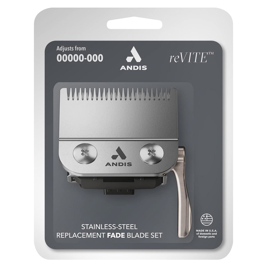 Andis Fade Replacement Blade reVITE Black #86015 in Package