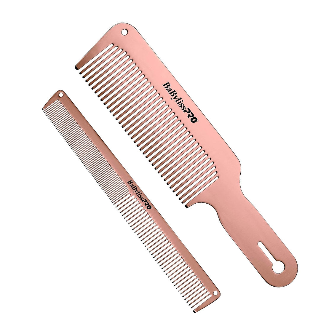 Rose Gold BaBylissPRO FX Metal Comb Set 2-Pack