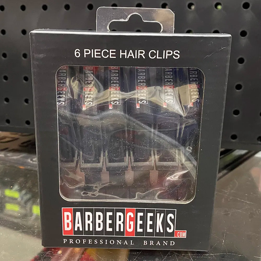 BarberGeeks Alligator-Style Hair Clips - 6 Count
