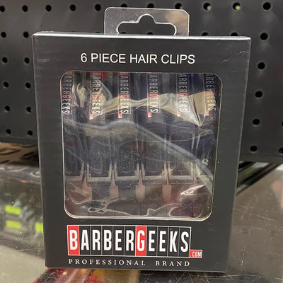 BarberGeeks Alligator-Style Hair Clips - 6 Count