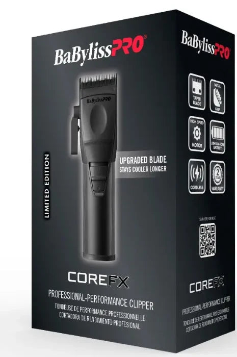 BaBylissPRO® COREFX Clipper (Limited Edition Matte Black)