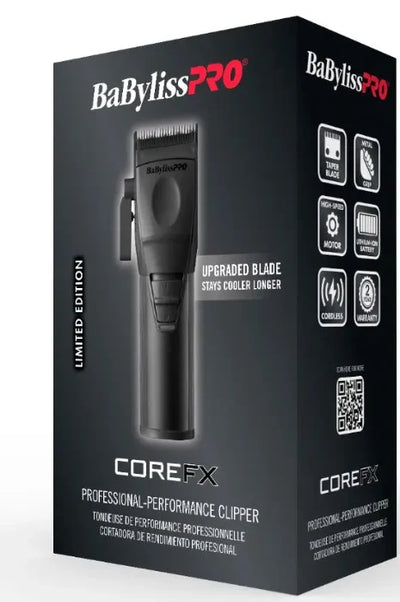 BaBylissPRO® COREFX Clipper (Limited Edition Matte Black)
