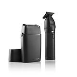 BaBylissPRO LimitedFX Matte Black Trimmer and Double-Foil Shaver Set