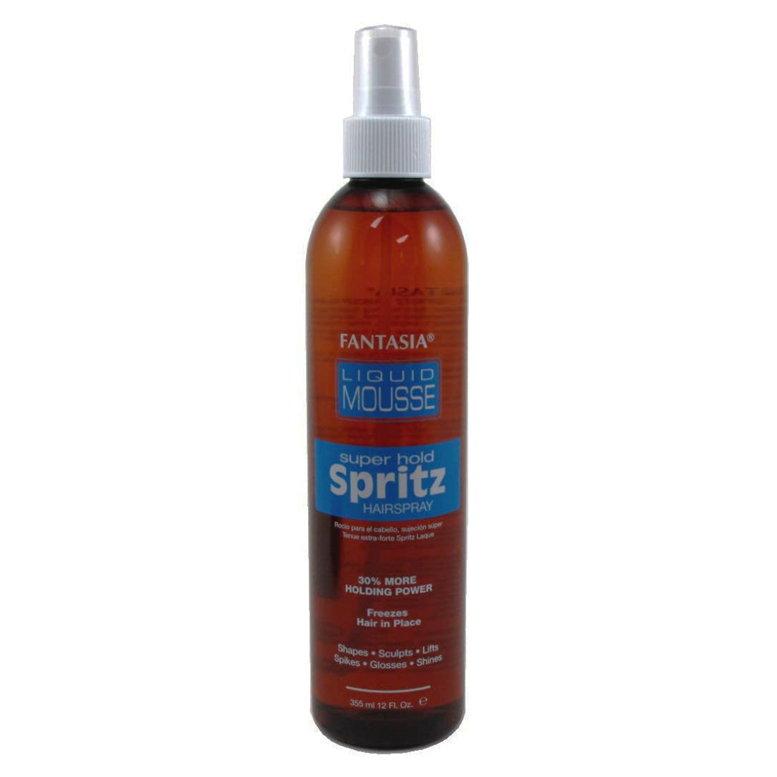 Super Hold Fantasia Liquid Mousse Spritz Hair Spray
