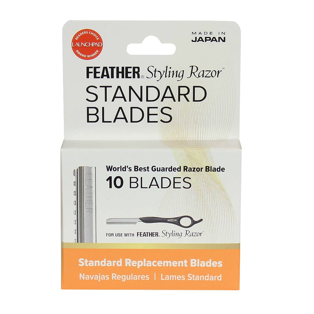 Feather Styling Razor Standard Blades - Professional Hair Cutting ...