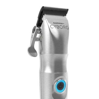Gamma+ Cyborg Professional Wireless Metal Hair Clipper Angle Zoom 