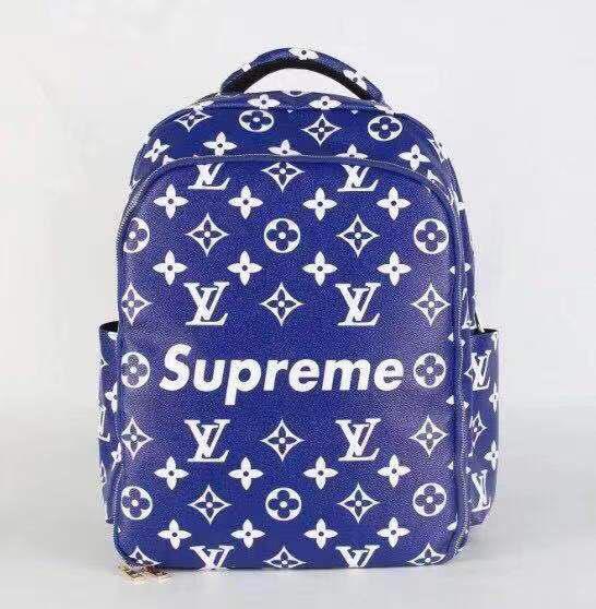 louis vuitton and supreme backpack