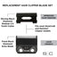 ECHO Faper Fixed Black Diamond Carbon DLC Hair Clipper Blade (Shallow Tooth 2.0)