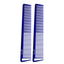 Johnny B. Texturizing Comb (2 Pack) - Blue