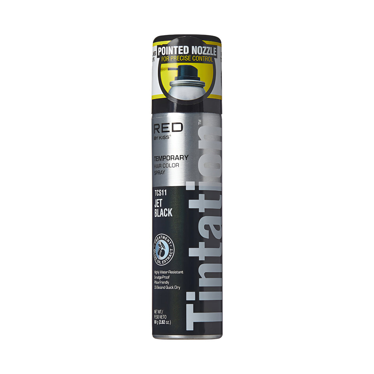 Jet Black Kiss Spray Tintation Temporary Hair Color Spray